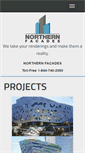 Mobile Screenshot of northernfacades.com